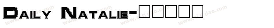 Daily Natalie字体转换